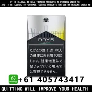 Marlboro Dry 5 Lemon Menthol Cigarettes 10 Pack