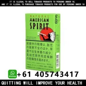 Natural American Spirit Cigarettes organic mint 5mg 10 Pack Price