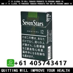 Seven Stars Menthol Cigarettes 12mg 10 Pack Price In Australia