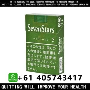 Seven Stars Menthol Cigarettes 5mg 10 Pack Price In Australia